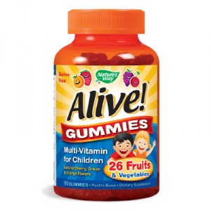 ALIVE / АЛАЙВ / Желирани Мултивитамини за деца / 3.5 гр х 90 таблетки